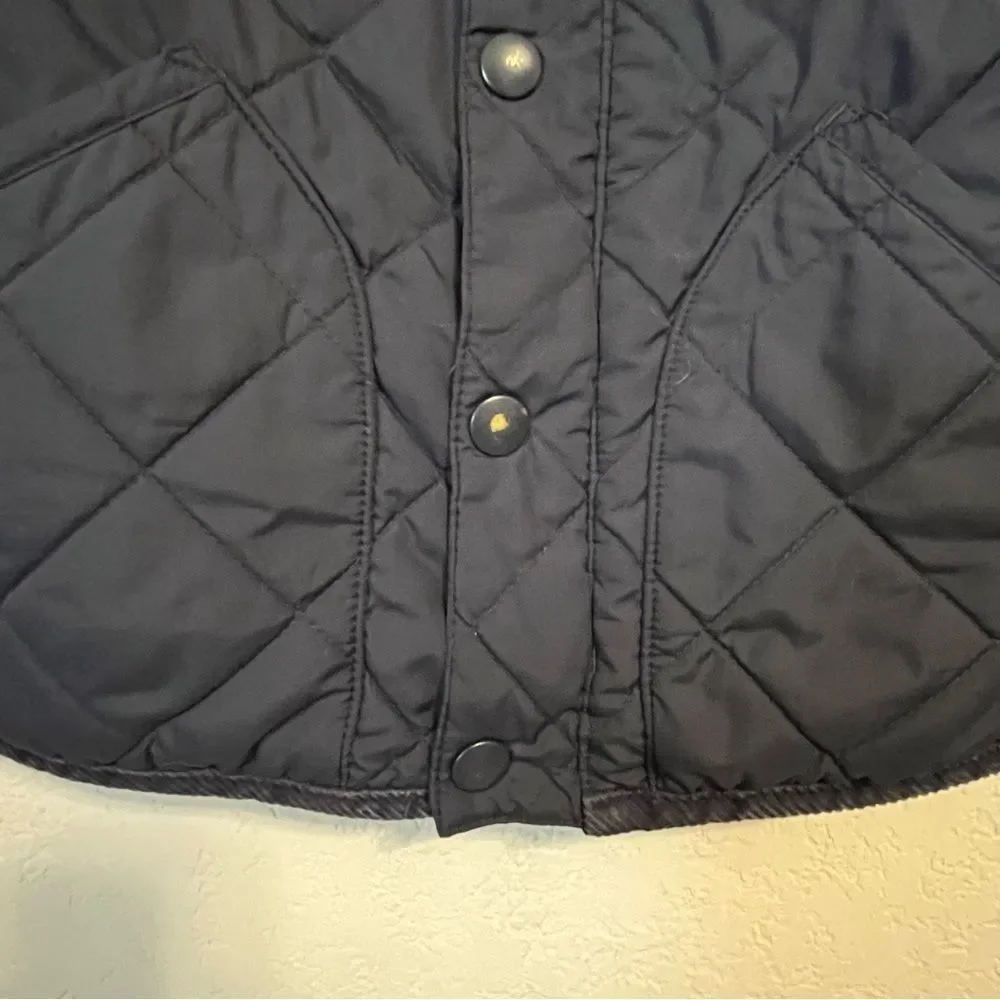Crewcuts Navy Blue Quilted Puffer Jacket